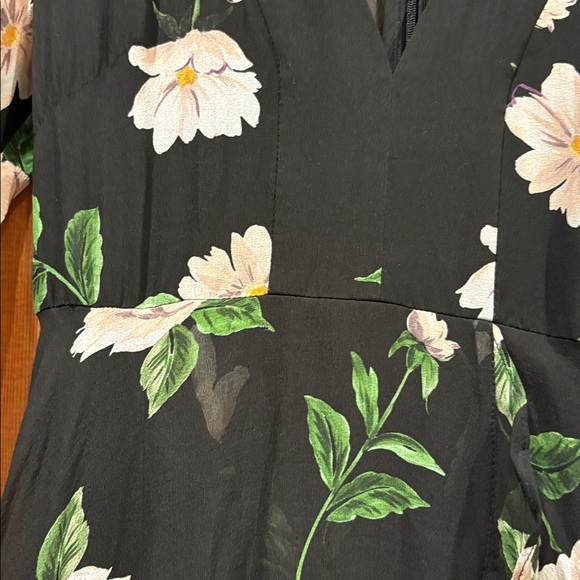 Kooples Allure Ruffled Floral Midi Dress - Picture 7 of 8